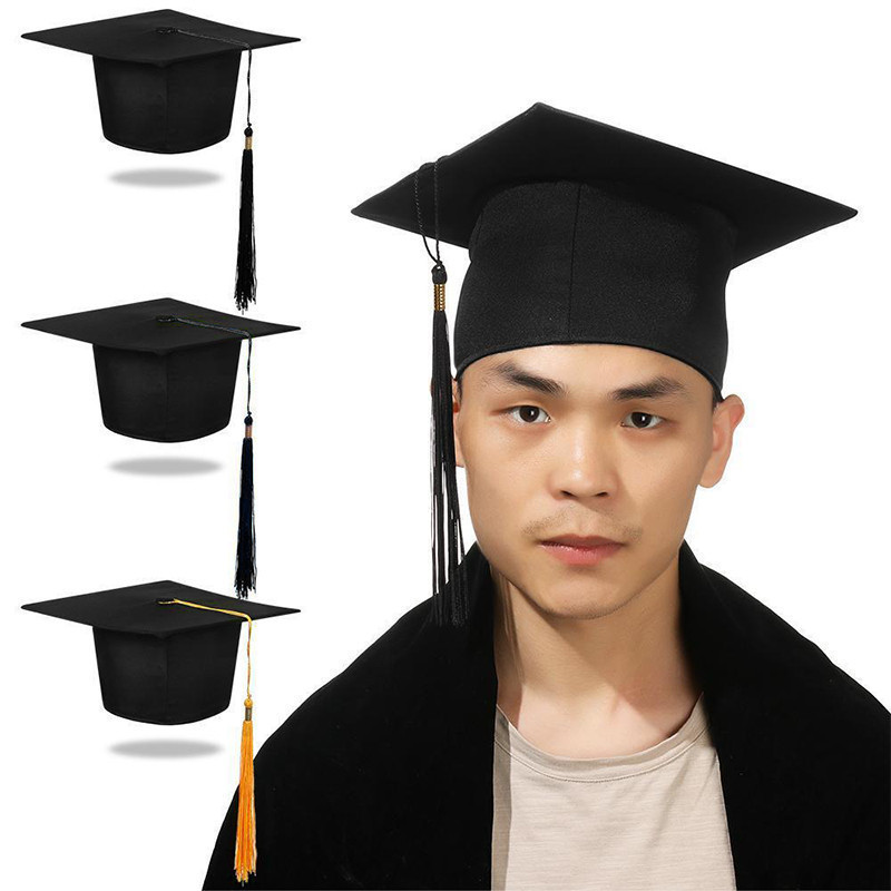 Grad Cap Ceremony Hat/High School Bachelor's Degree Cap/Unisex Tassel ...