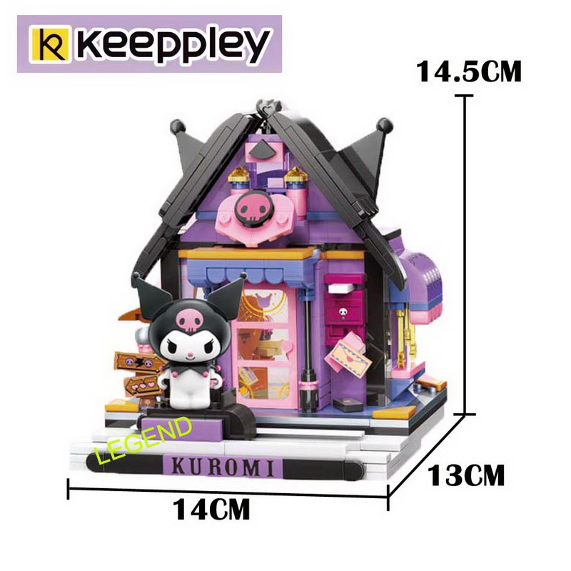 Keeppley Blocks Sanrio Series Kuromi Melody Pochacco Pompompurin Hello ...