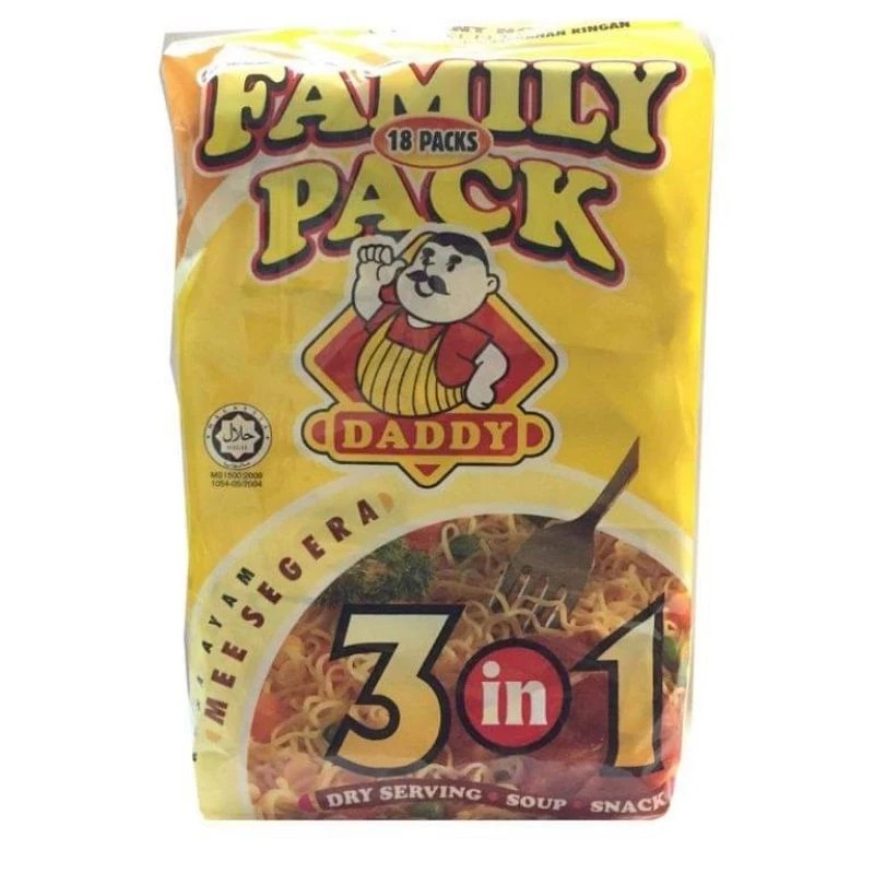 Family Pack dady mee 3 in 1 (18pcs X 80G) | Shopee Singapore
