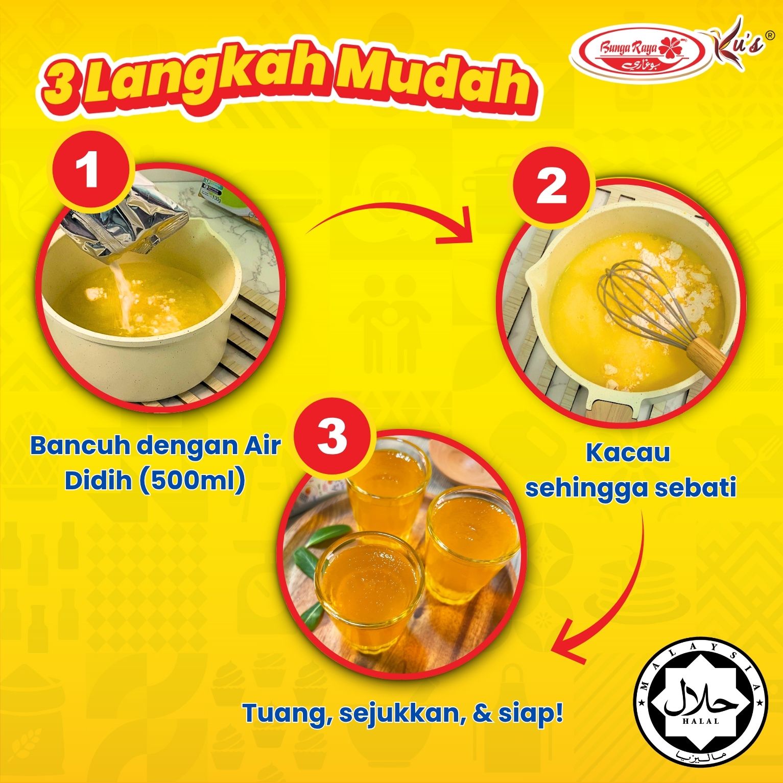 BUNGA RAYA KUS [Quicku] Dadah Powder Immediately 400g || BUNGA RAYA KUS ...