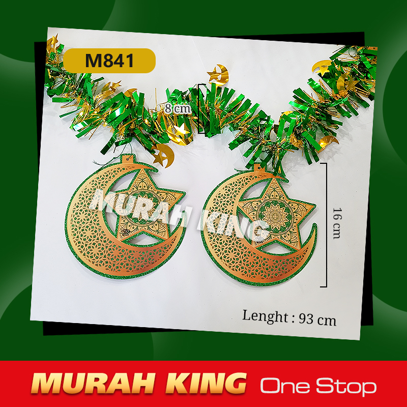 Tinsel Hari Raya Banner Hari Raya/ Decoration Hari Raya/ Aidilfitri ...