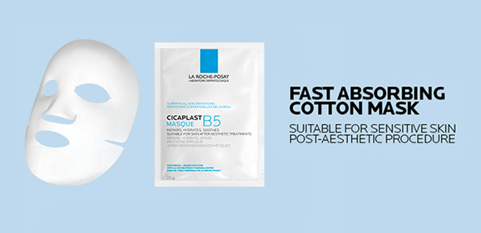 La Roche-Posay Cicaplast B5 Mask for Normal, Dry, Irritated & Sensitive ...