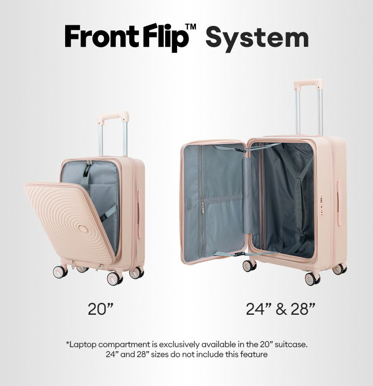 Case Valker EVE2 PC Hard Case TSA Lock Expandable Suitcase Luggage Bag ...