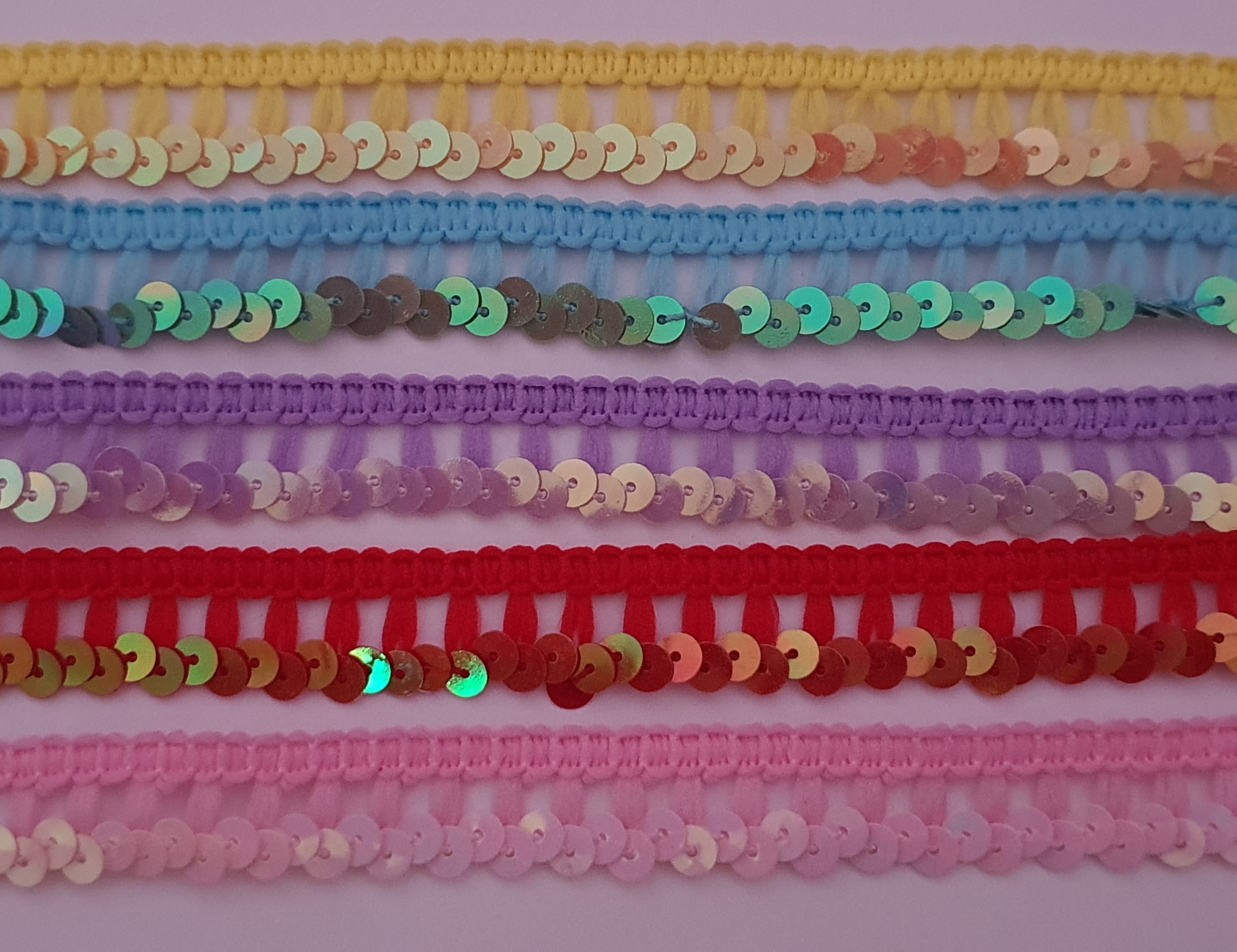 Sequin Trim & Fringes / Lace Renda Labuci (1 Meter) | Shopee Singapore