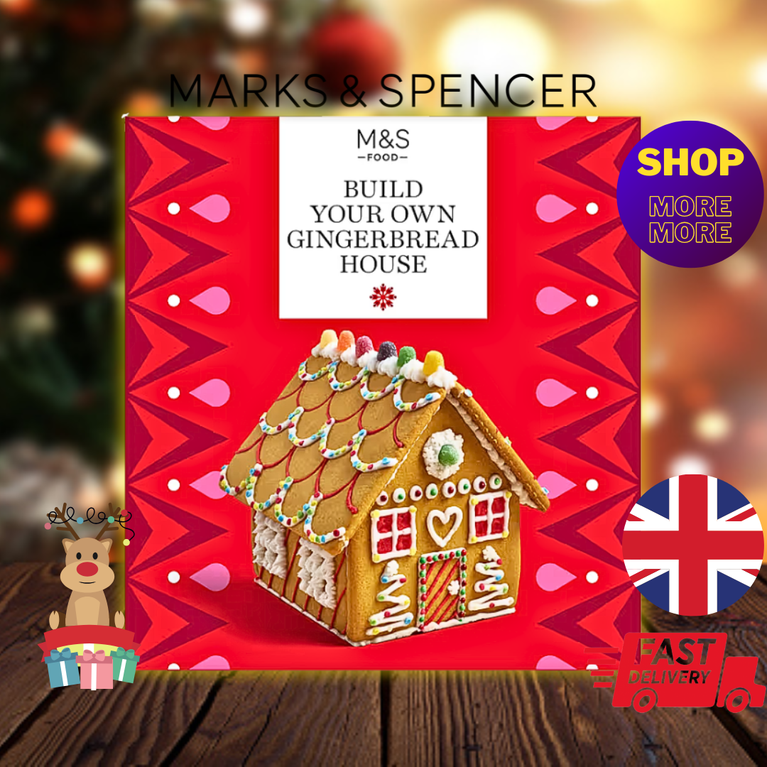 M&S Marks & Spencer Christmas Build Your Own Gingerbread House 667Gram ...