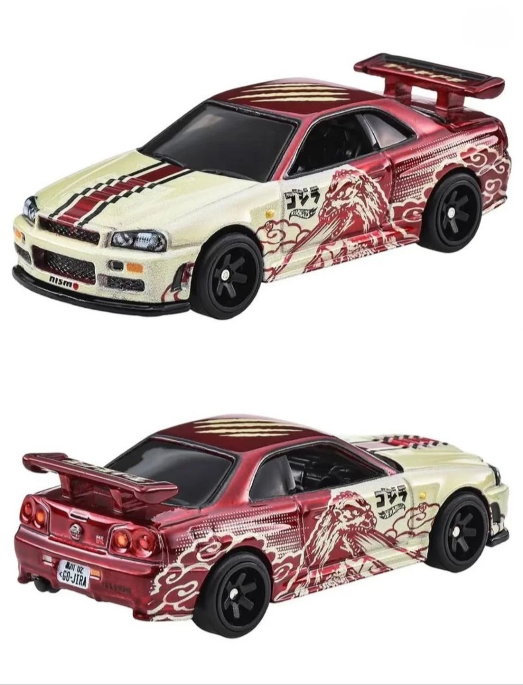 HOT WHEELS NISSAN SKYLINE GTR BNR34 GODZILLA / MATRIX 64 LINCOLN ...