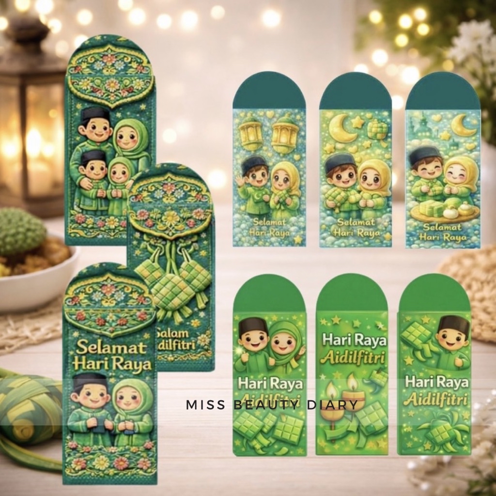 Sampul Raya Sampul Duit Raya 2026 Angpau Hari Raya 6pcs Angpau Raya ...