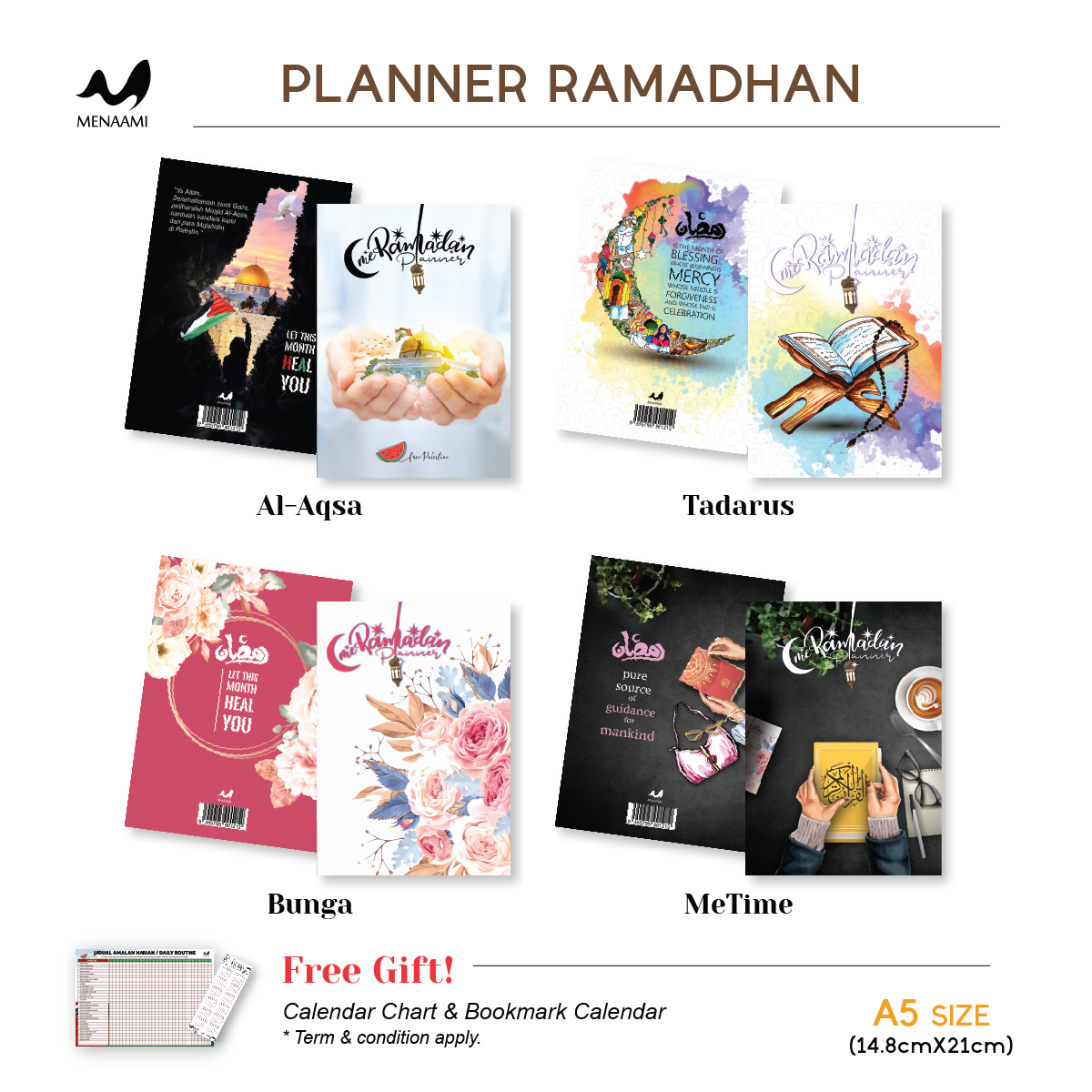 [ PLANNER 2026 ] Diari Cantik Ramadhan A5 Buku Diary Journal Book ...