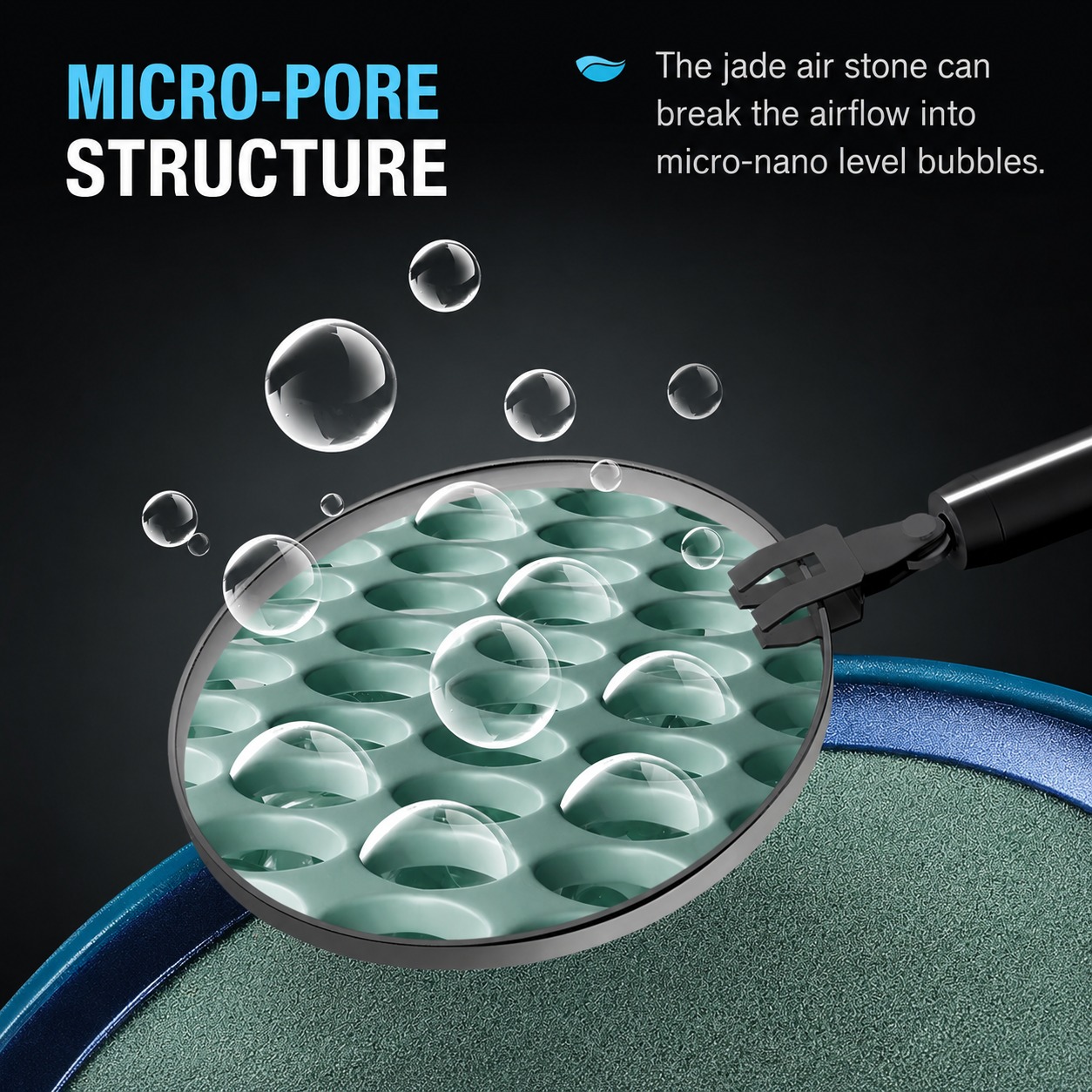 Cherlam Premium Micro Nano Oxygen Bubble Air Stone Disc Ultra Fine ...
