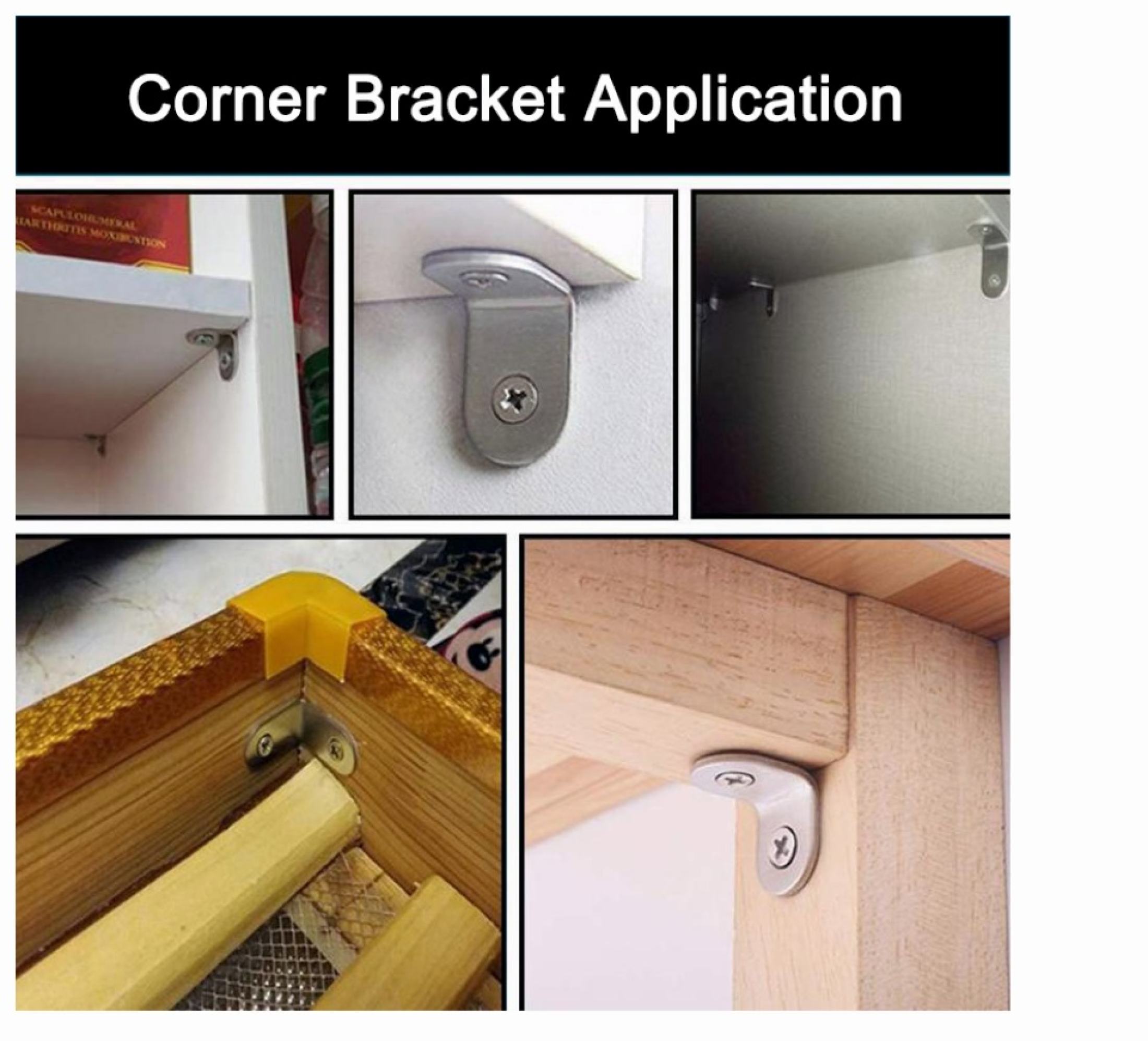 L shape Bracket Right Angle Bracket Right Angle Fasteners Furniture ...