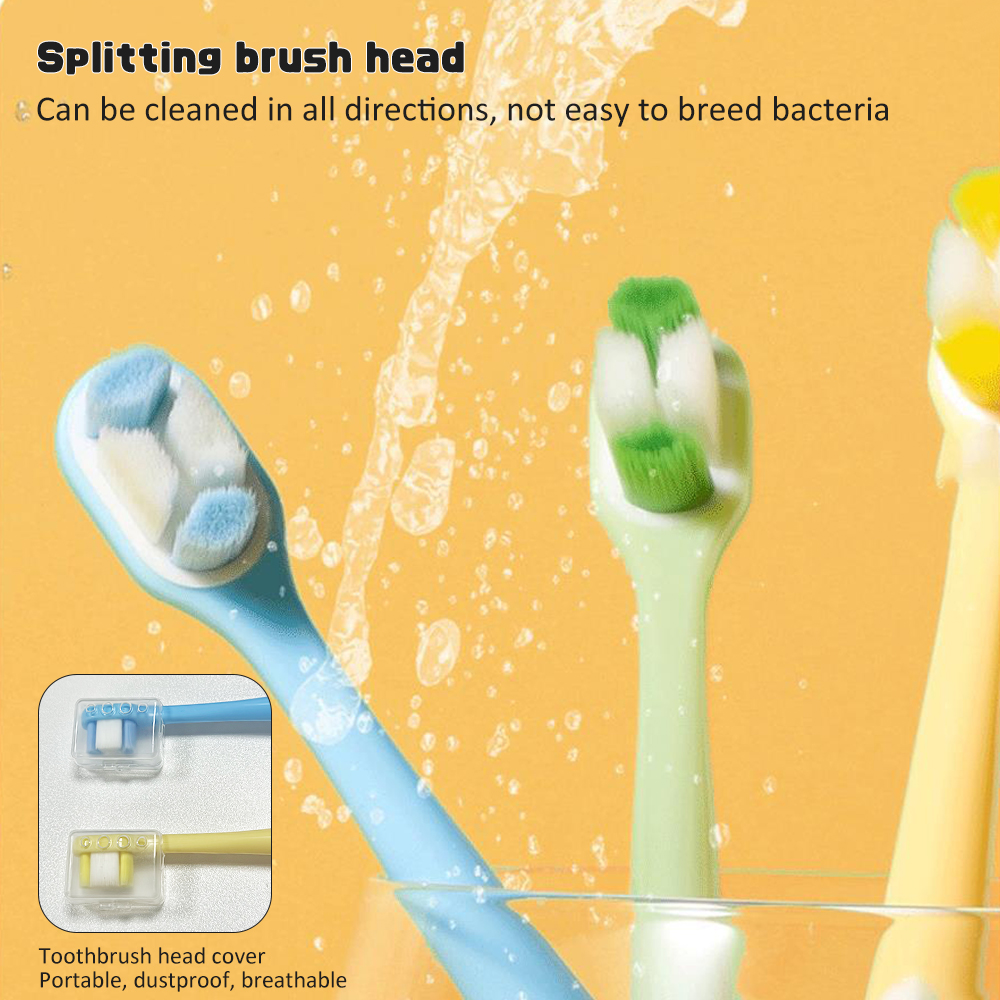 BEVAVAR 2-12 Years Old Kids Rabbit Toothbrush With Box Kids Training ...