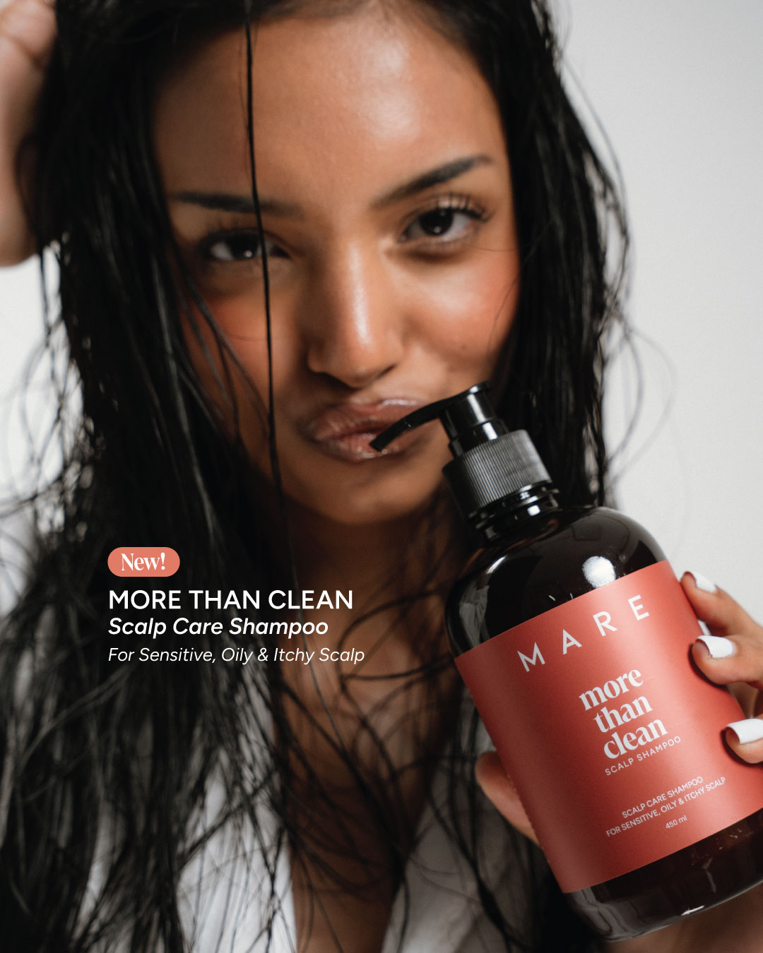MARE More Than Clean Scalp Shampoo for Sensitive, Oily & Itchy Scalp ...