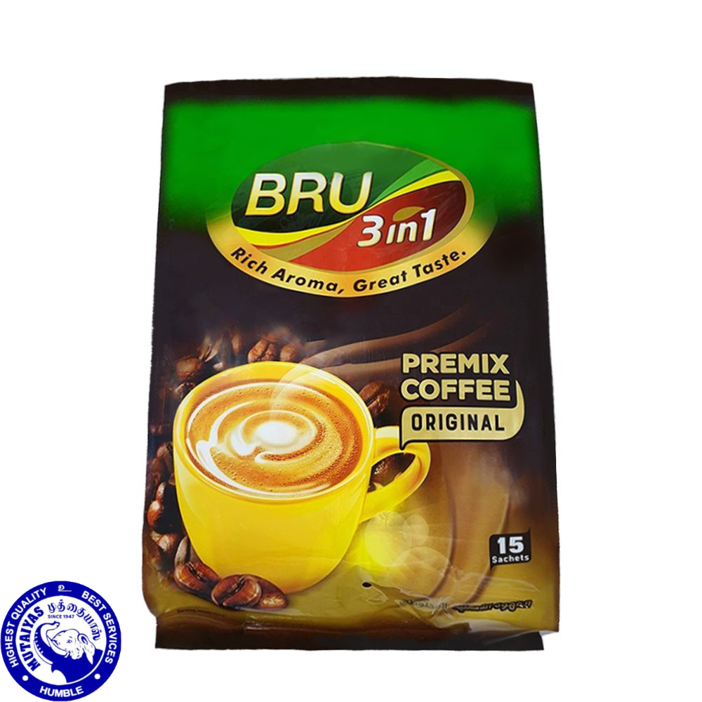 BRU COFFEE 3 IN 1 (15 SACHET) | Shopee Singapore