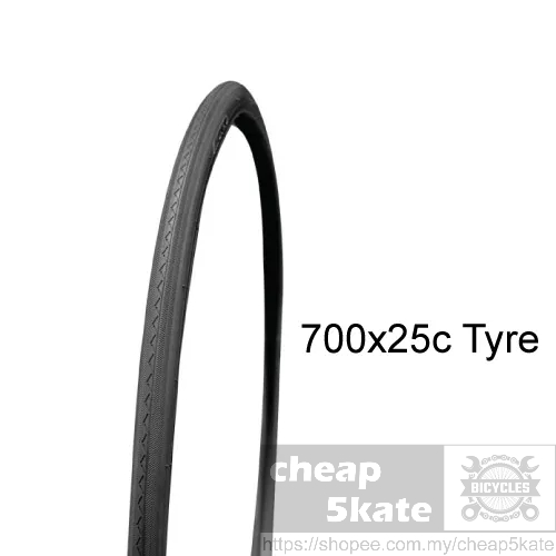 700x25c tyre for Road bike Fixie Hybrid Touring Bicycle tyre tayar basikal dalam luar Shopee Singapore