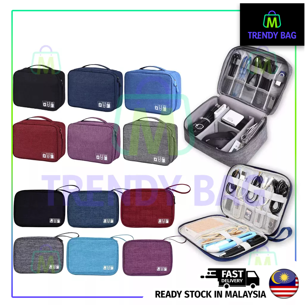 Travel Electronic Bags Gadget Organizer Bag USB Cable Storage