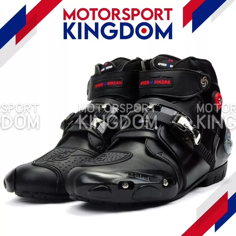 MSK Motorcycle Racing Speed Riding Boots A09001 (Low Cut) | Shopee ...