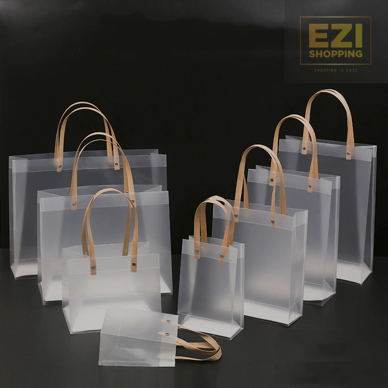 Frosted PP Tote Bag PVC Doorgift Bag Bag Goodies Bag Wedding Beg Kahwin ...