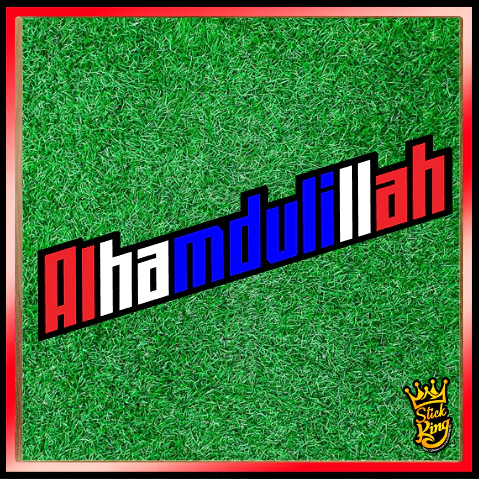STIKER ALHAMDULILLAH (PRINTED STICKER) | Shopee Singapore