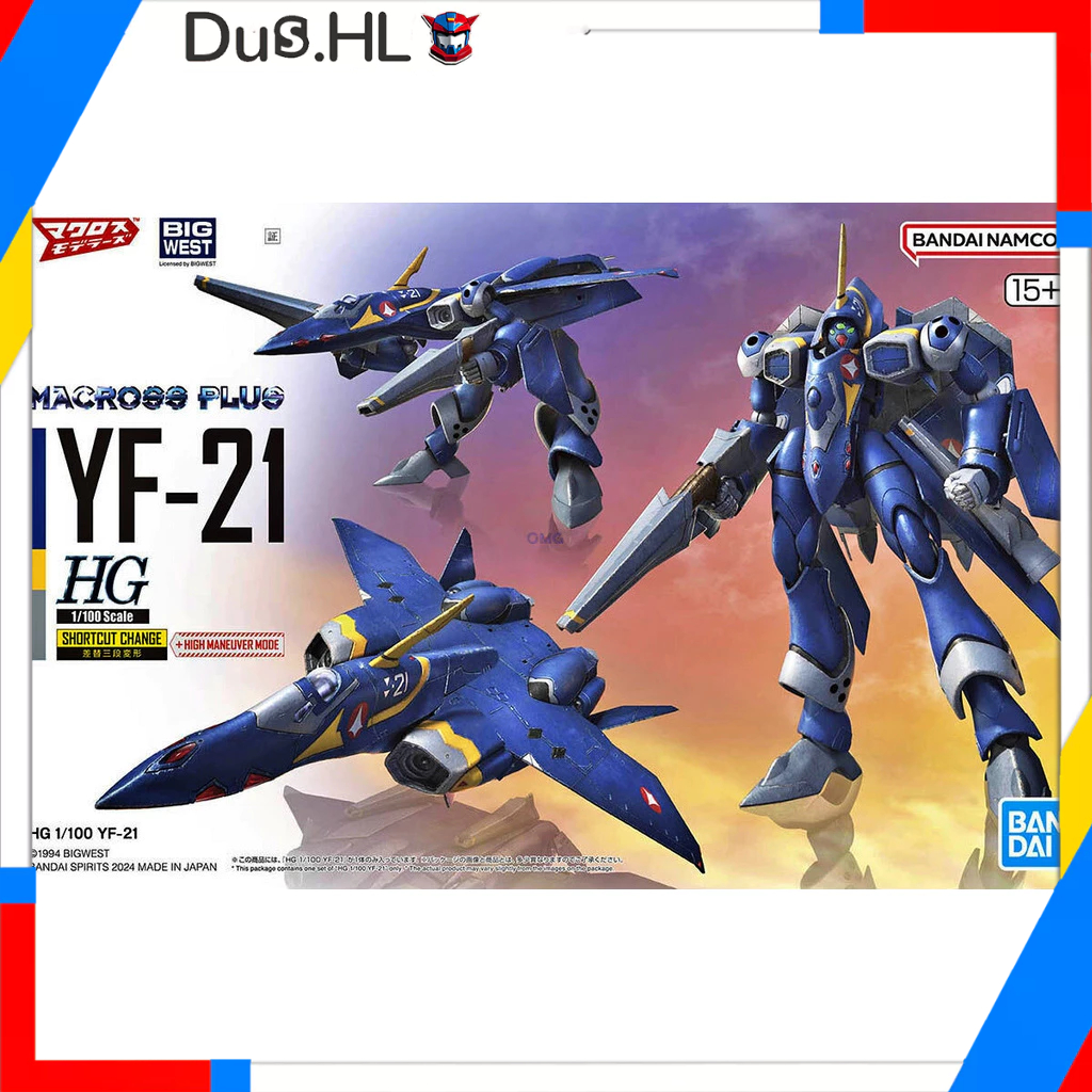 BANDAI HG 1/100 YF21 MACROSS PLUS Shopee Singapore
