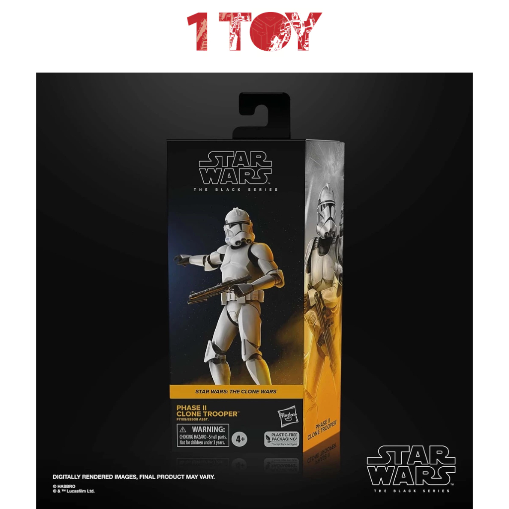Star Wars The Black Series 6 inch Phase II Clone Trooper (The Clone ...