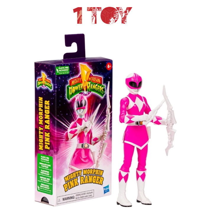 Mighty Morphin Power Rangers VHS 30th Anniversary 6 inch Pink Ranger ...