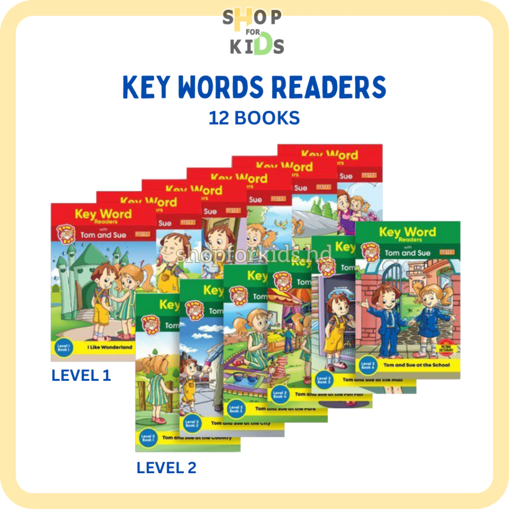 Key words with tom and sue 12 books english reader story book