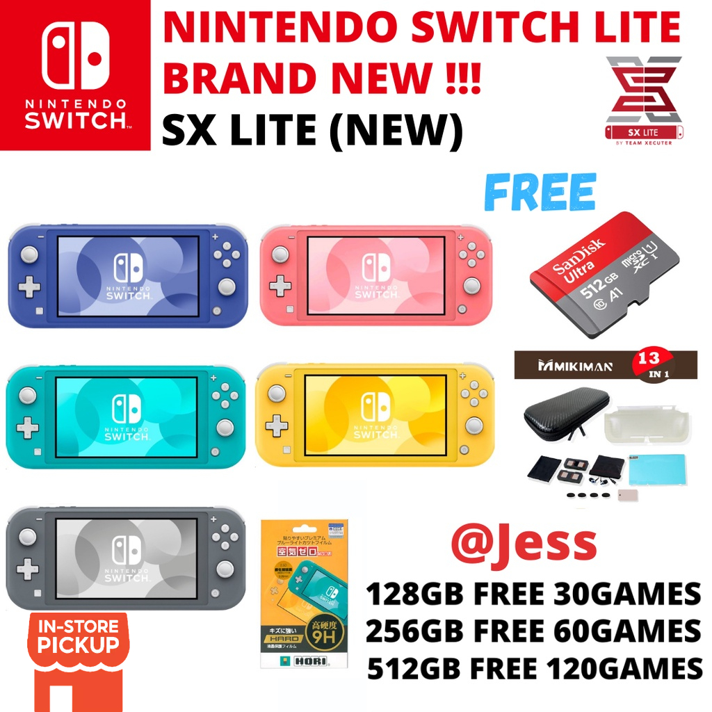 Nintendo Switch Lite (Jailbreak) with free games