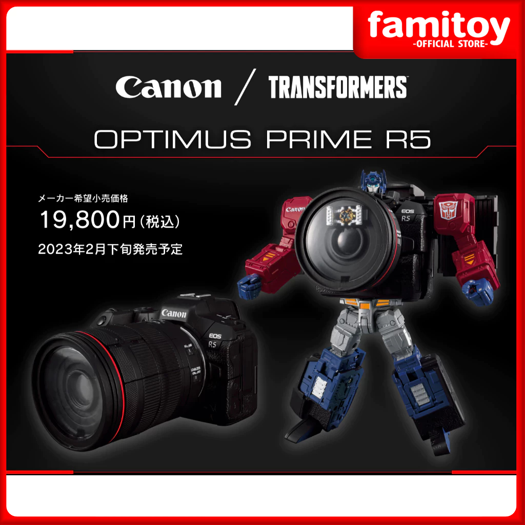 TakaraTomy Canon/Transformers Optimus Prime R5 | Shopee Singapore