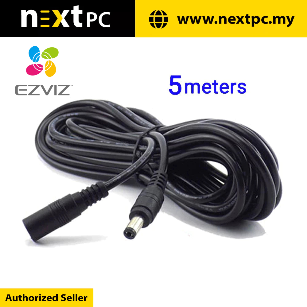 Ezviz PCA Cable 5M / 10M Power Extension Cable / 1 Month Warranty ...