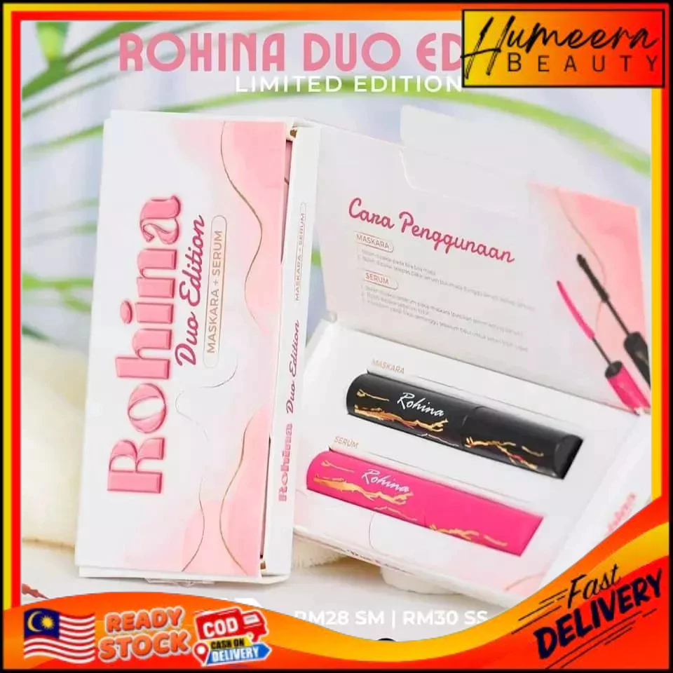MASCARA ROHINA DUO EDITION CLEARANCE SEBAB TU CLEAR | Shopee Singapore