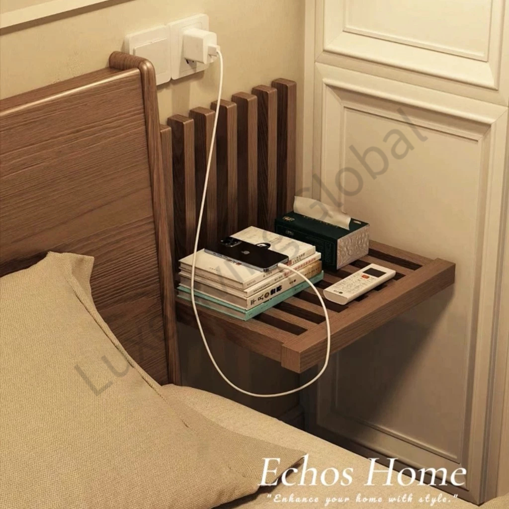 Folding bedside table, wall mounted suspended bedside table, wall ...