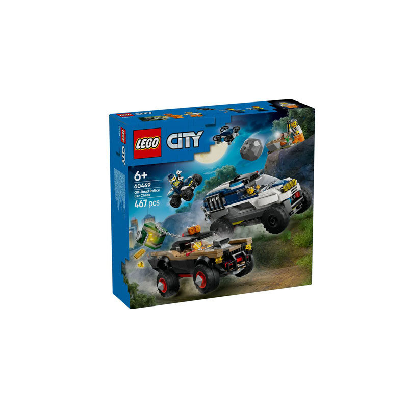 LEGO 60449 Off-Road Police Car Chase | Shopee Singapore