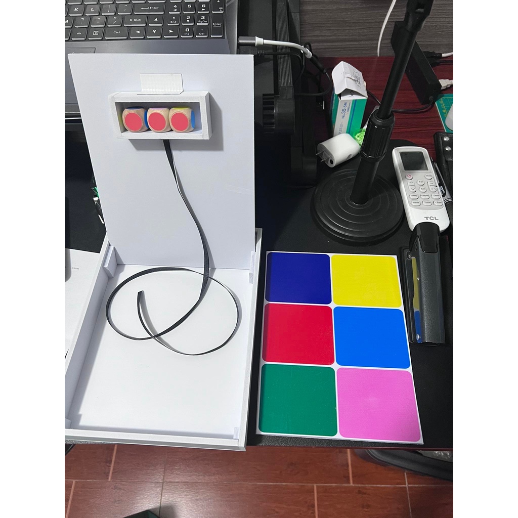 mini color game perya HAMP on hand complete set with dice and color