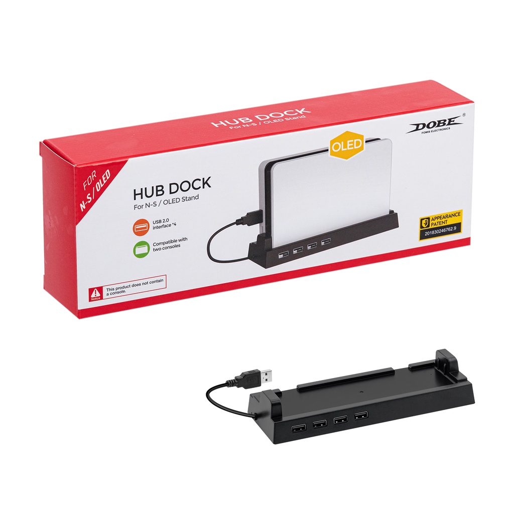 DOBE Ports USB Hub Dock for Nintendo Switch/Nintendo Switch