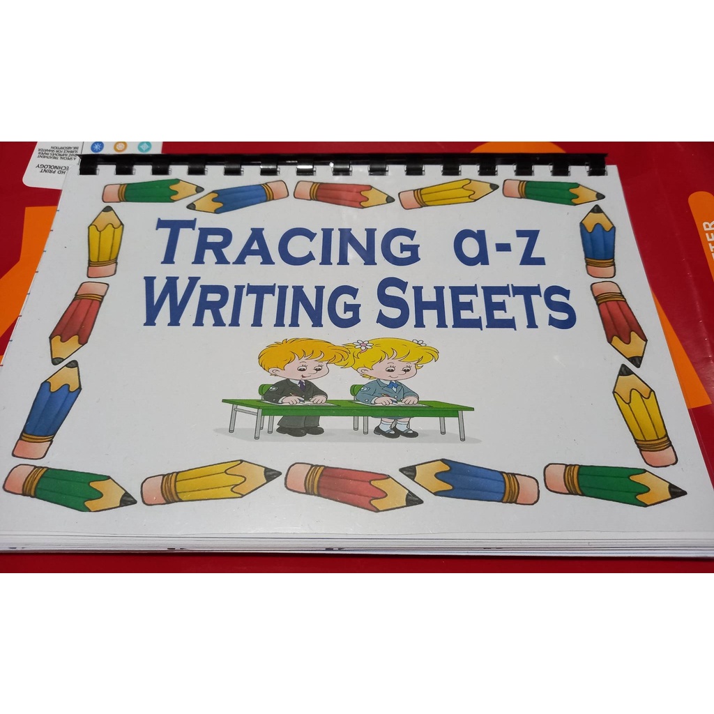 Pad Paper Like Ring Binded (RB) Practice Tracing Sheets Small Letters a ...