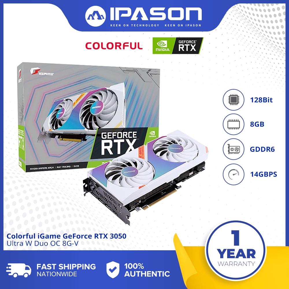 Colorful GeForce RTX 3050/3060 8GB Graphics Cards to ship | Shopee ...
