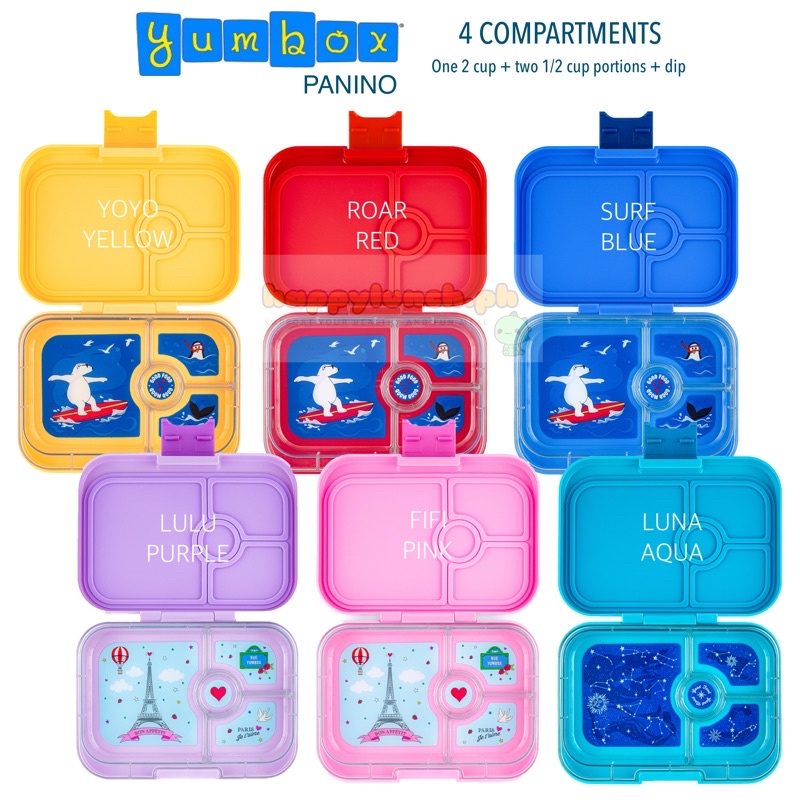 Yumbox Leakproof MiniSnack Box Portion Control Container (3-compartment)  Color: Coco Pink 