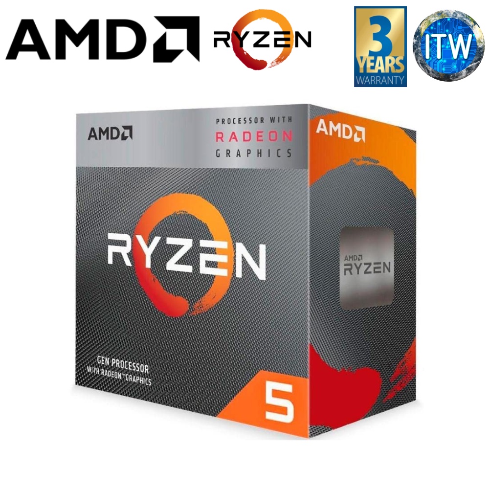 AMD Ryzen 5 4600G 6-Cores, 12-Threads Desktop Processor | Shopee Singapore