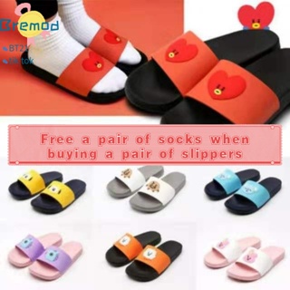 BTS Women's Collage Non-Slip Slippers