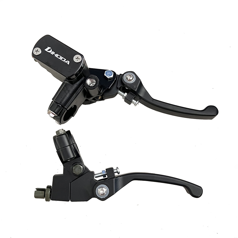 22mm Folding Handlebar Pit Dirt Bikes Clutch Brake Lever For 50cc 200cc CRF KLX TTR Apollo 125