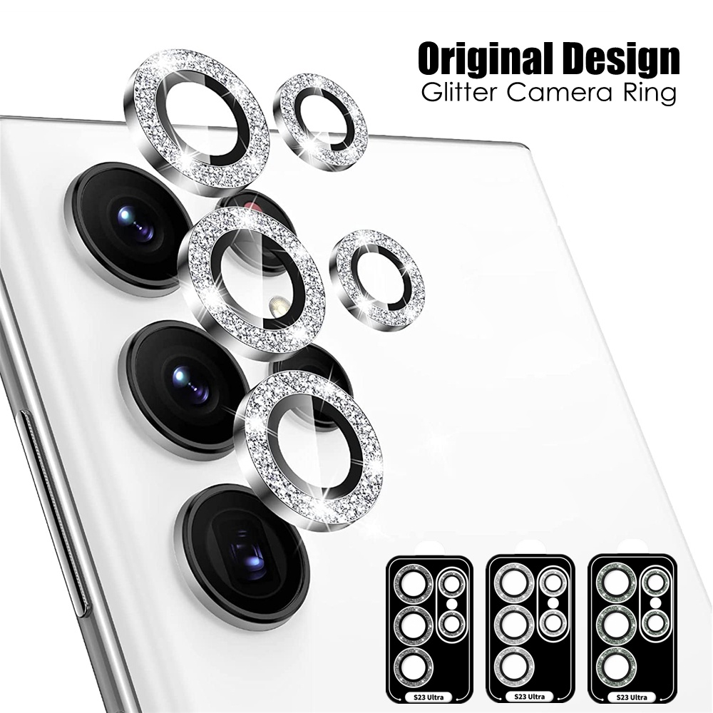 Glitter Camera Lens Protector for Samsung Galaxy S24 Ultra