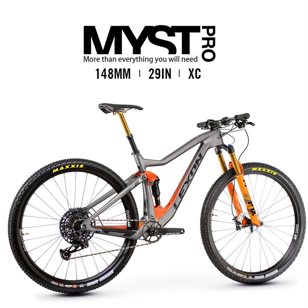 2022 Lexon MYST 29ER Carbon Bike Frame XC Trail MTB Full Suspension