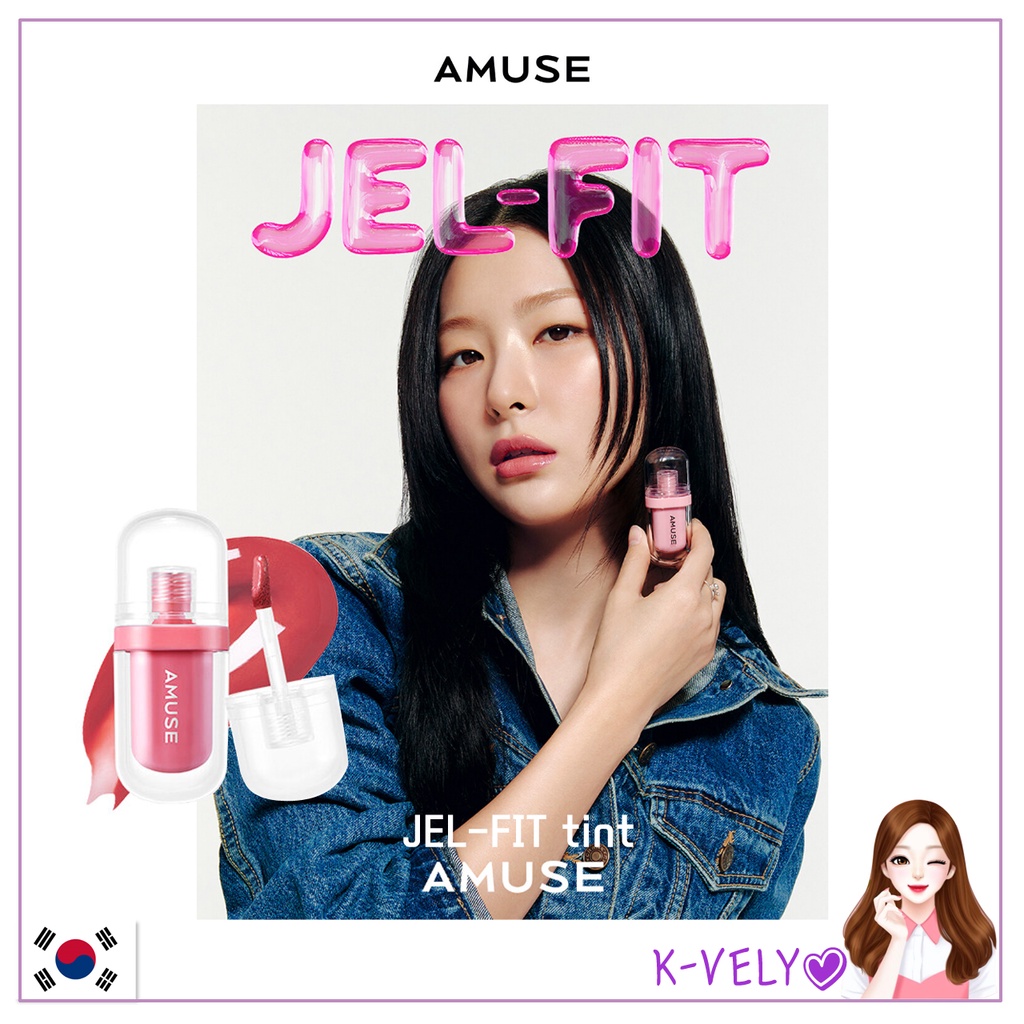 [AMUSE] JEL-FIT tint 8 shades | K-pop star Red Velvet SEULGI Cosmetics