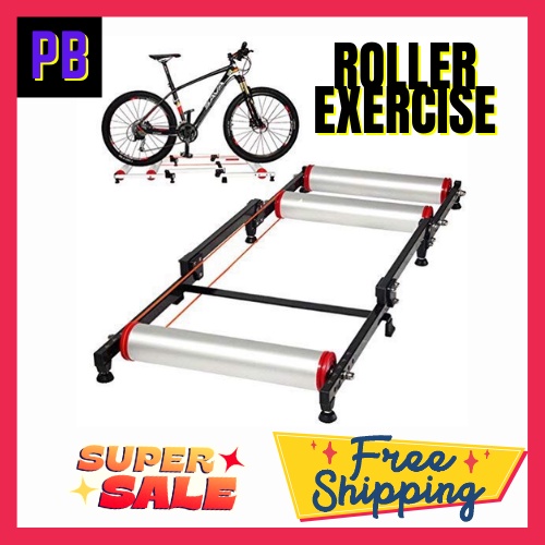 Bike stand for online indoor biking