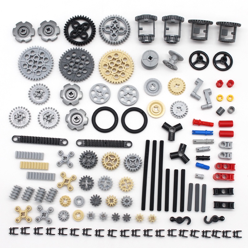 Technic 116pcs MOC Bulk Gear Cross Axle Pin Conector Wheels Car ...