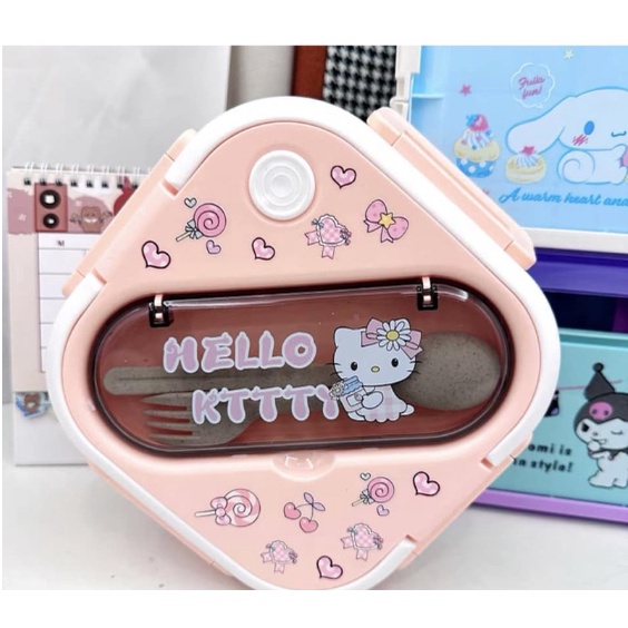 Hello Kitty Kuromi lunchbox | Shopee Singapore