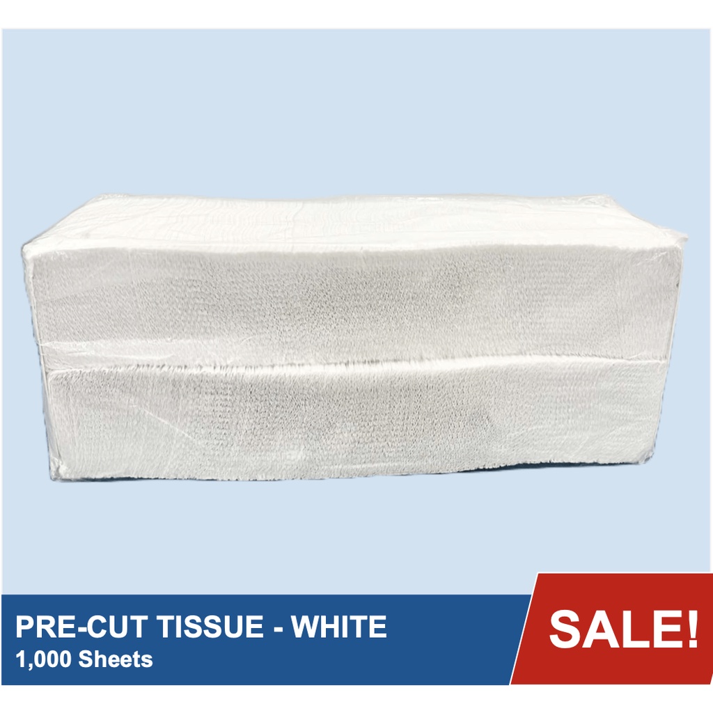 Pre cut Tissue Paper 1,000 sheets [Paper Towel / Precut Tissu / Paper