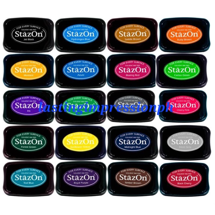 Tsukineko StazOn Solvent Ink Pad (Full Size) | Shopee Singapore