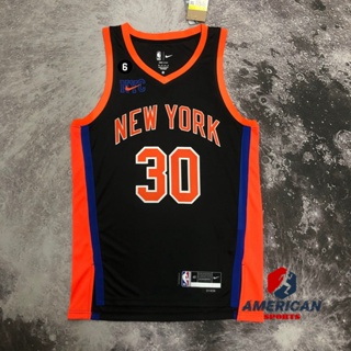 New York Knicks Derrick Rose Black 75th Anniversary City Jersey