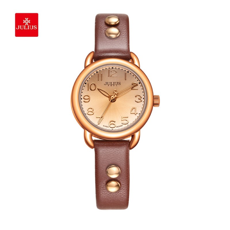 JULIUS Round Vintage Rivet Women's Watch Women's JA933 Shopee Singapore